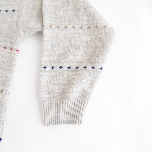 Vintage Great Lakes Crewneck Sweater - Taupe -  Large - Picture 6 of 13